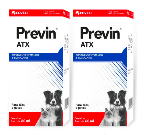 Kit 2 Previn ATX Coveli Suplemento Vitamínico - 60 mL em Oferta na Shopee