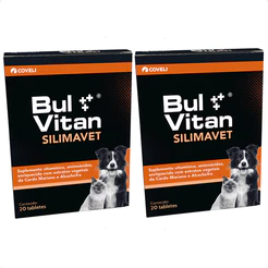 Kit 2 Bulvitan Silimavet Coveli Suplemento Vitamínico - 20 Tabletes