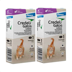 Kit 2 Credeli Antipulgas Elanco para Gatos de 0,9 a 2 Kg - 12 mg