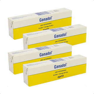 Kit 4 Ganadol Pomada Cicatrizante Zoetis - 50 g em Oferta na Shopee