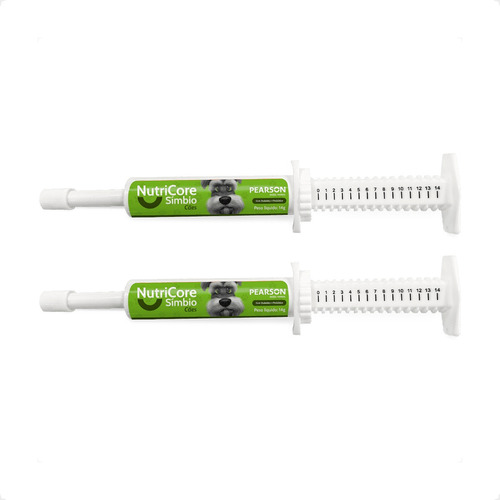 Kit 2 NutriCore Simbio Suplemento para Cães - Seringa 14g - Pets