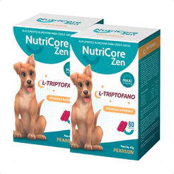 Kit 2 NutriCore Zen Maxi 750mg Suplemento Alimentar - 60 Cápsulas