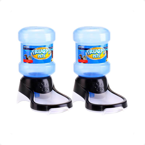 Kit 2 Bebedouro Automático Truqys Pets Preto Galão - 2 Litros em Oferta na Shopee