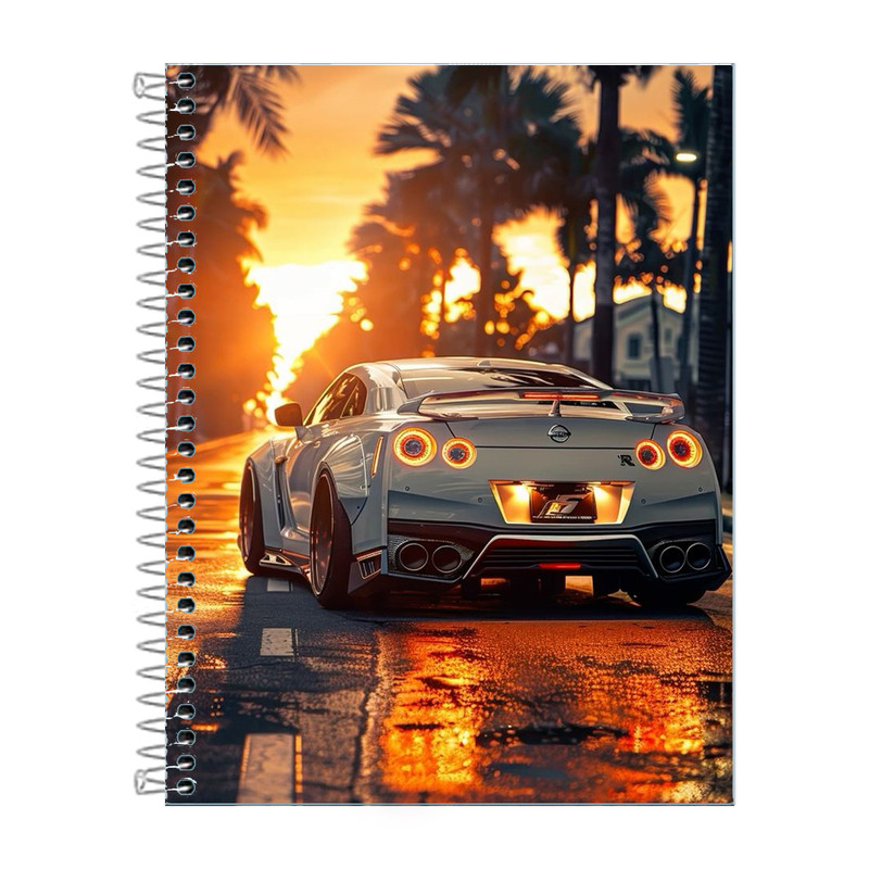 Caderno Carro GTR 1 ,10  ou 20 matérias em Oferta na Shopee