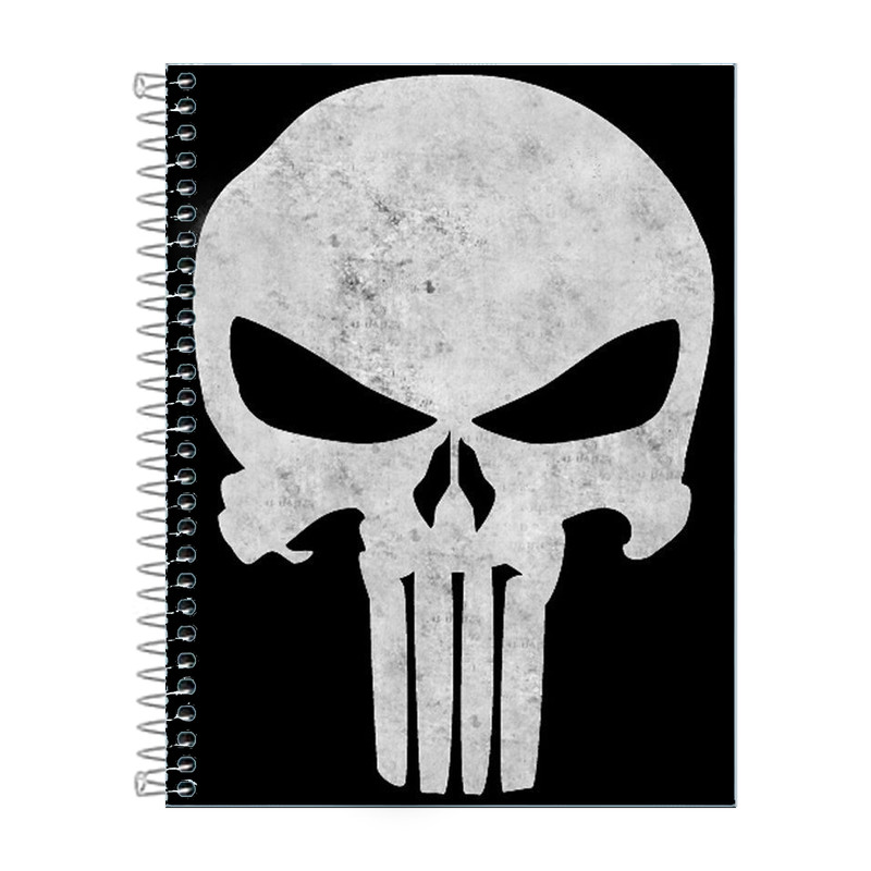 Caderno Caveira 1 , 10  ou 20 matérias em Oferta na Shopee