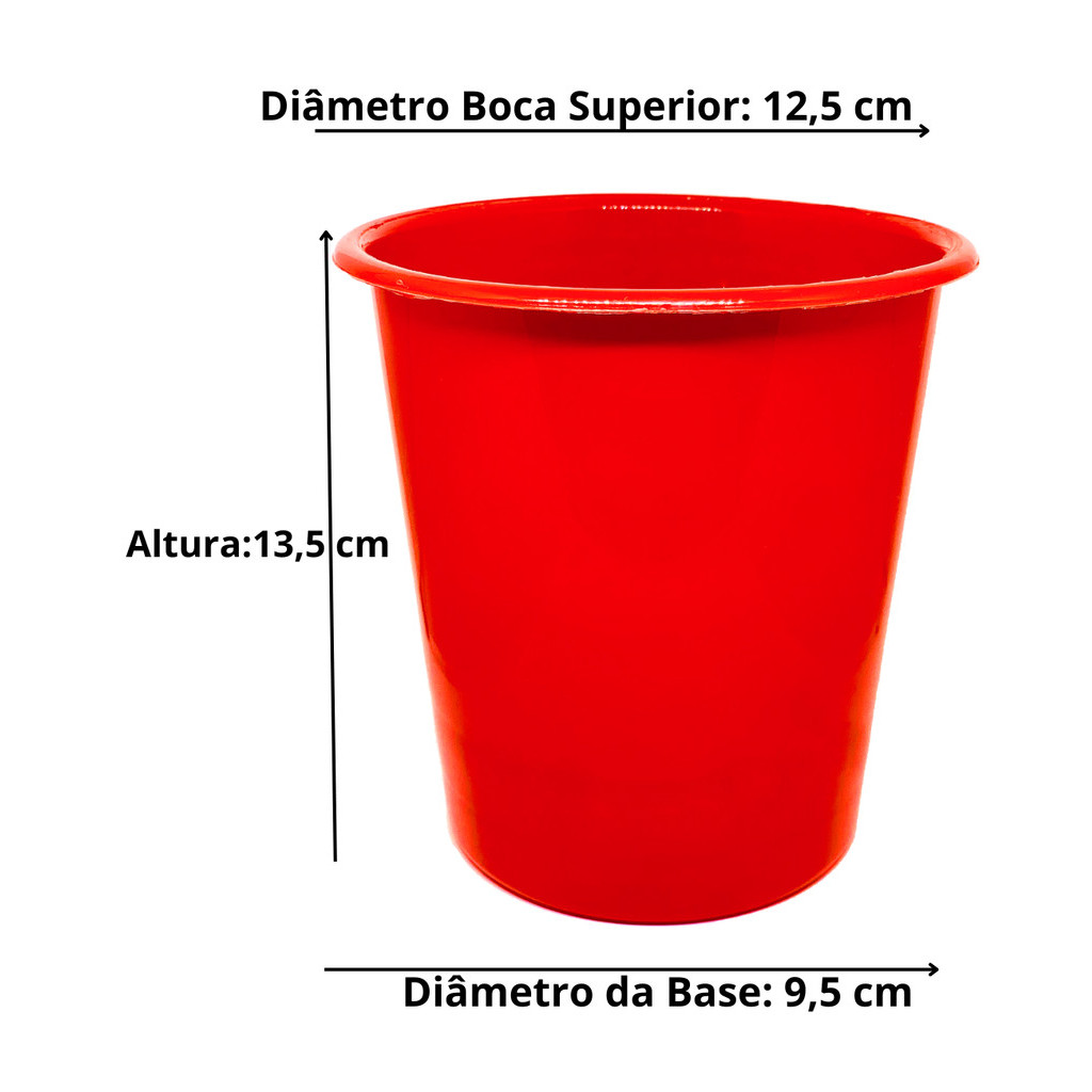Kit 10 Balde De Pipoca 1l Lembrancinha Festa