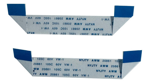 2 Cabos Flat 26 Vias - Compatível Para  Placa Vcon Tv Philco Ptv40e21