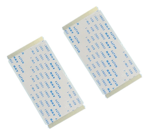 2 Cabos Flat 6cm Compatível  Para Tv Panasonic Tc-l39em6b Tcon V500hj1-ce1