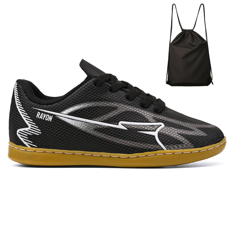 Kit Chuteira Infantil Futsal Meninos Quadra Futebol de Salão + Relógio