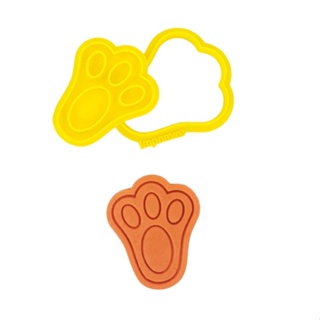 Cortador + Marcador para Biscoito e Pasta Americana  Pata Coelho em Oferta na Shopee