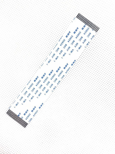 Cabo Flat 20 Vias X 50cm  Compatível  Para Teclado Roland Fantom X8