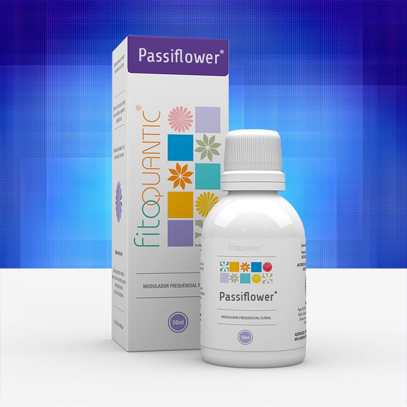 Fitoquantic Passiflower 50ml Ajuda Agitação Angústia E Medo Fisioquantic