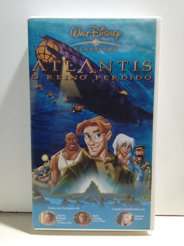 Fita Vhs Atlantis - O Reino Perdido - Disney - Dublado - Ag25