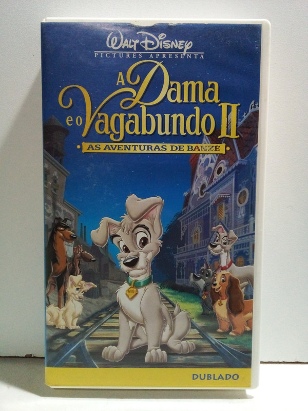 Fita Vhs A Dama E O Vagabundo 2 - As Aventuras De Banzé - Disney - Dublado - Ag25