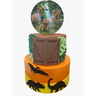 BOLO FAKE JURASSIC PARK em Oferta na Shopee