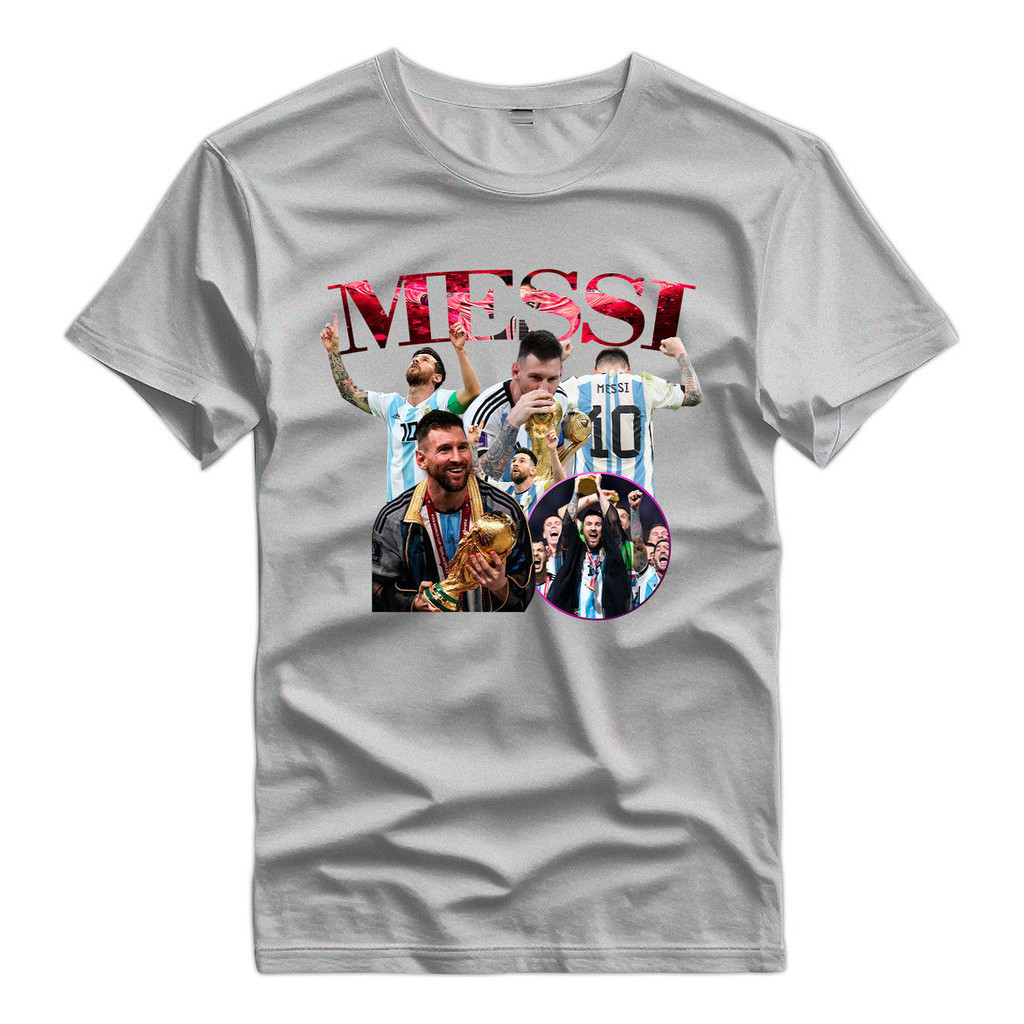 Camiseta Jogador Messi Seleção Camisa 10 Argentina Rosa 1