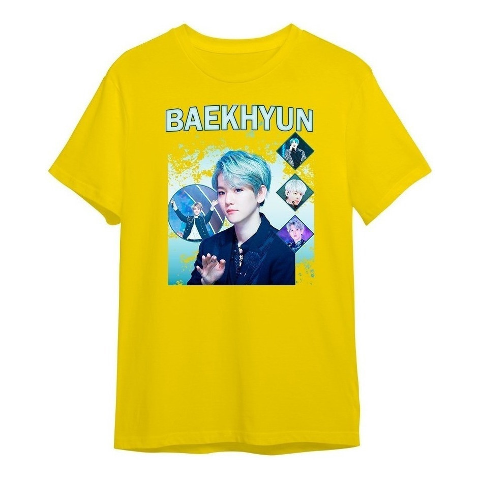 Camiseta Baekhyun Exo Kpop Cantor Ref820