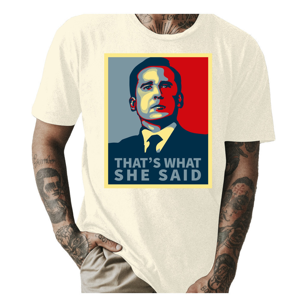 Camiseta The Office Michael Scott Camisa Unissex Série Geek