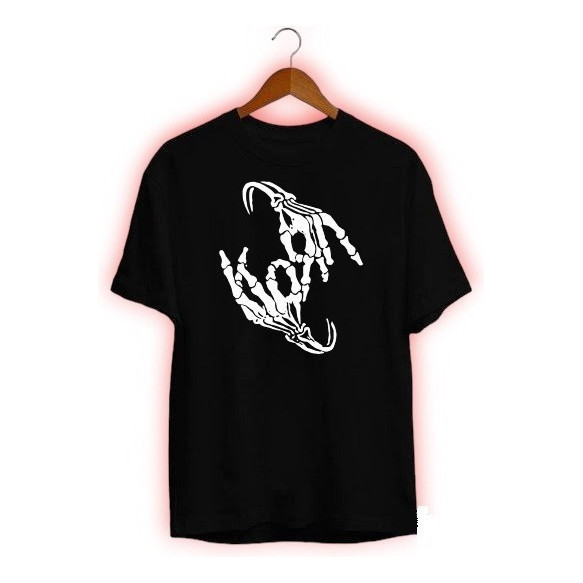 Camiseta  Korn Mãos De Caveira - Camisa Banda Rock