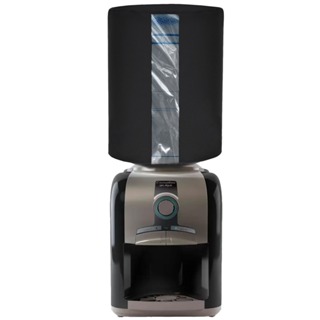 Capa para Galão De Água 20 Litros Garrafão Preto com detalhe transparente Anti Mofo Luxo Impermeável em Oferta na Shopee