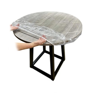 Capa Transparente Mesa Redonda Com Elástico Vários Tamanhos em Oferta na Shopee