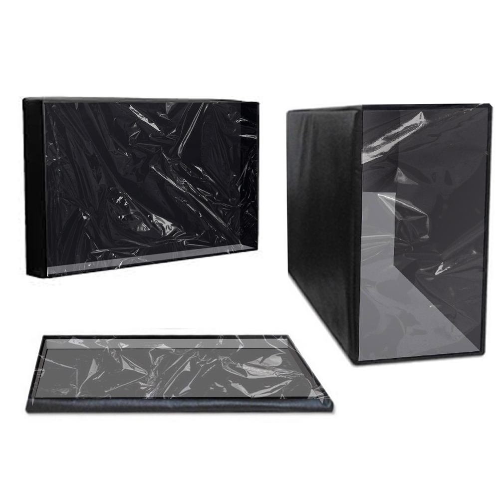 Capa Kit PC Monitor 24 CPU Teclado Frente Transparente Aprova Dagua