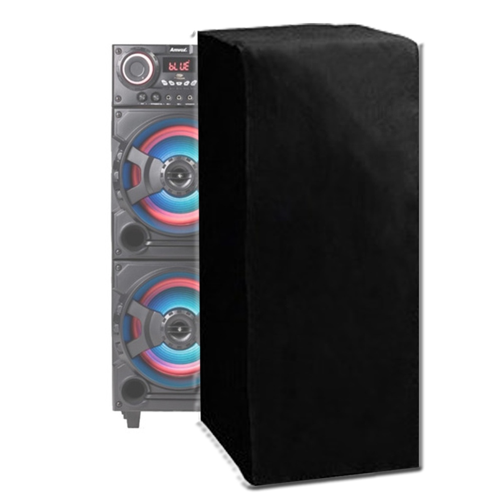 Capa para Som Torre Amvox ACA 1003 Preta Impermeável L32cm P30cm A90cm