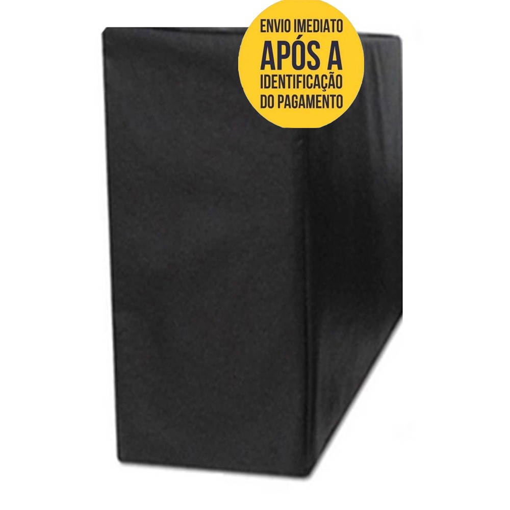 Capa Para Gabinete de Computador Pc  CPU Preta Impermeável e Proteção Uv