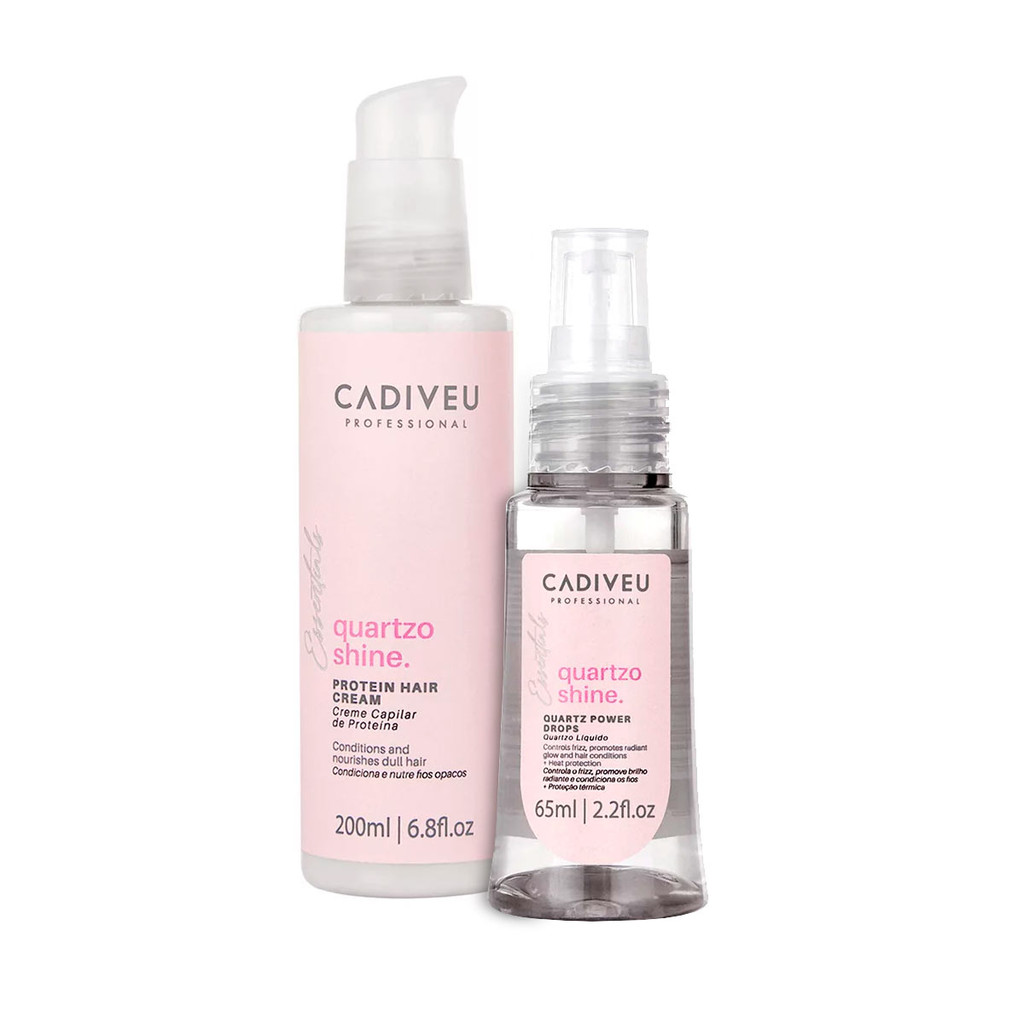 Cadiveu Quartzo Shine Proteína Capilar + Óleo Quartzo Shine 65ml