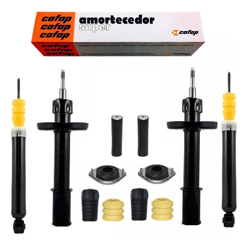 Kit Completo Amortecedor Corsa Celta Prisma 2008 Cofap Origi