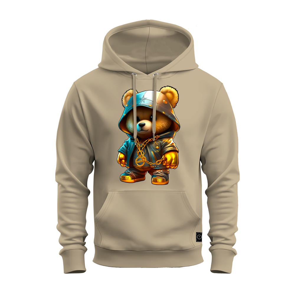 Moletom Canguru Confortável Urso Blindado em Oferta na Shopee