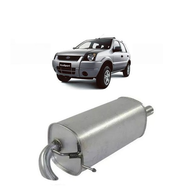 Escapamento Traseiro Ecosport 1.6 2003 2004 2005