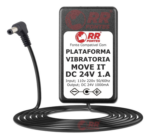 Fonte Carregador Plataforma Vibratória Move It 24v