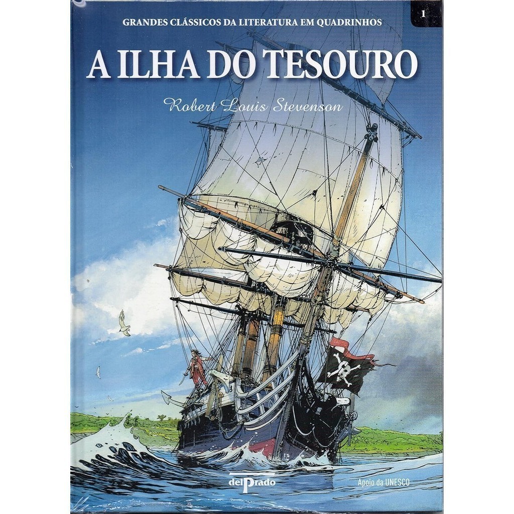 Livro - A Ilha do Tesouro de Robert Louis Stevenson- Liv