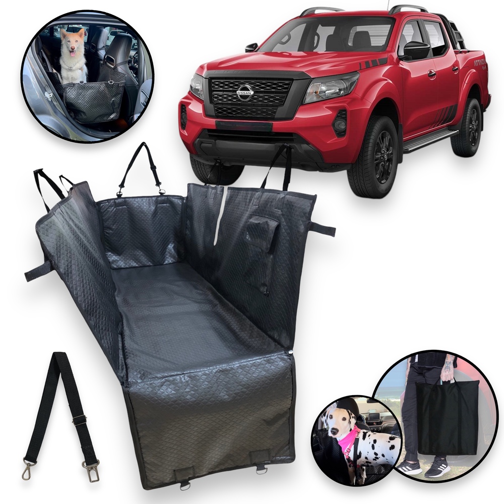Capa Carro banco Pet Impemeável Cachorro Gato Nissan Frontier Todo animais Domesticos