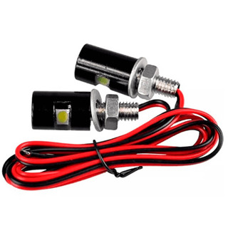 Fixador De Placa Com Led Bering Parafuso 6mm (par) Preto em Oferta na Shopee