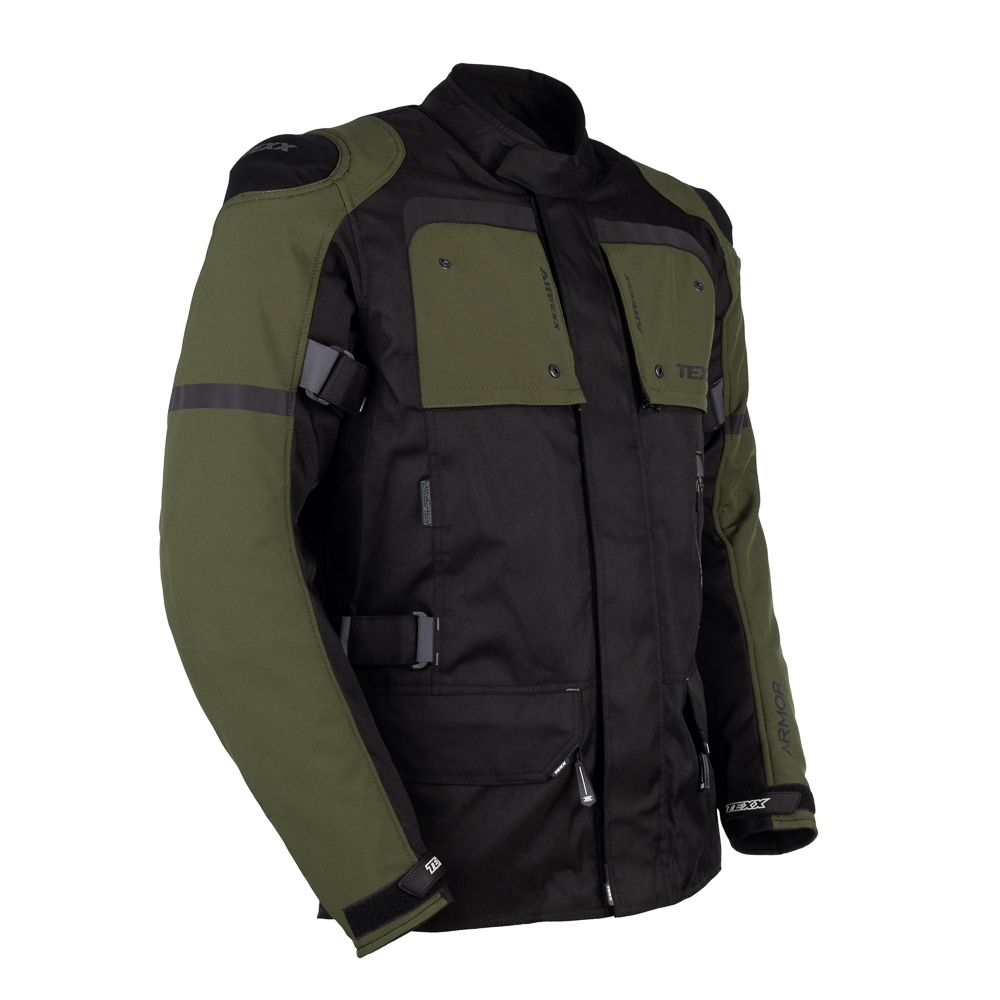 Jaqueta Texx Armor Masc - Preta e verde em Oferta na Shopee