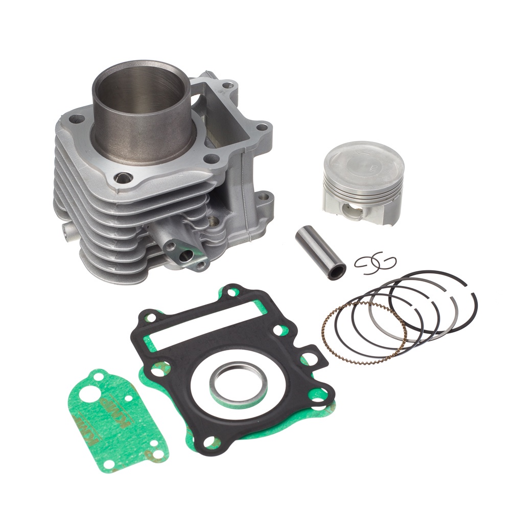 Kit Premium Completo C/cilindro. Pistao E Junta Kit-a Kmp. Anel Rik Nx 400 2003/ (cilindro Com Furos Para Catalisador)