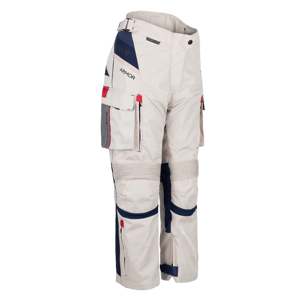 Calça Texx Armor Lady - Branca azul e vermelha em Oferta na Shopee