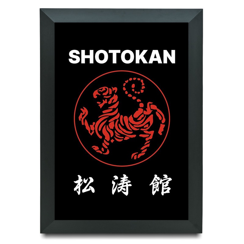 Quadro Decorativo Shotokan Karate Arte Marcial 45x33cm
