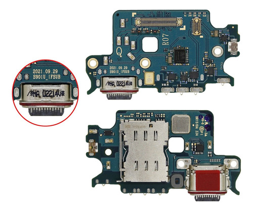 Placa Conector De Carga Para Galaxy S22 5g S901u S901d