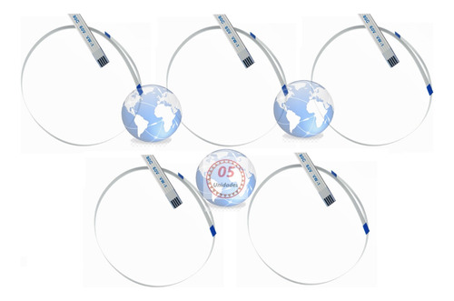 Kit 05 Cabos Flat 4 Vias 40cm Para Sensor Carro Epson L5290
