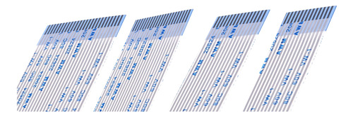 Kit 4 Cabos Flat 13,15,21,25 Vias Compatível Para Som Sony Mhc Gtx888