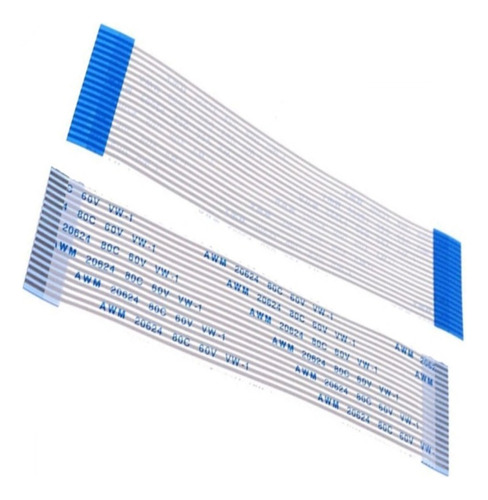 Cabo Flat 17 Vias 10cm X 2,3cm Compatível Para Mini System Sony Genezi