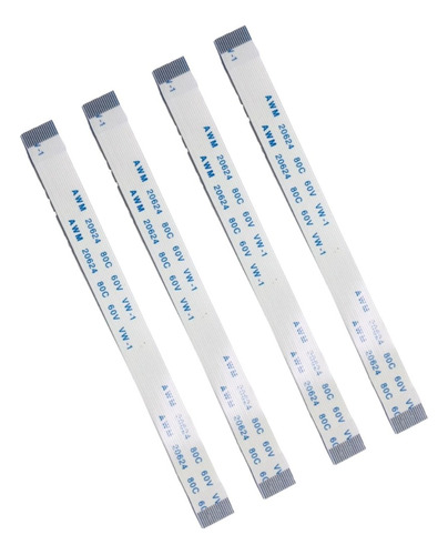 4 Cabos Flat 16 Vias 12cm Compatível  Para Projetor Optoma Hd66 Hd20