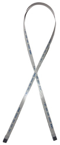 1 Cabo Flat 4 Vias Normal 5mm Largura 450mm Comprimento