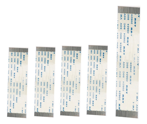 Cabos Flat 22 Vias (4 X 8cm - 1 X 12cm) Compatível Para Rádio Icom Ic 746