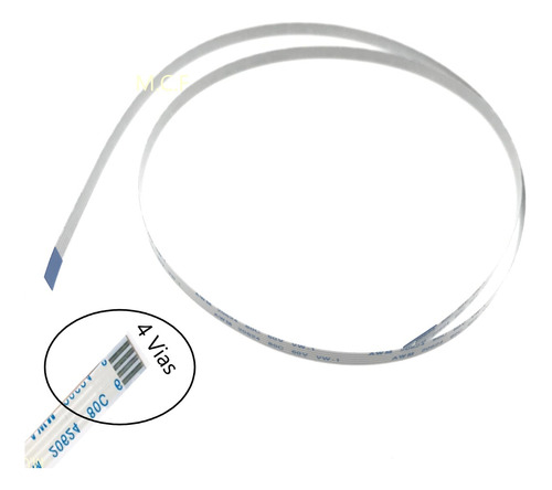 Cabo Flat 4 Vias Compatível  Para Inversor Lcd iMac 27  A1312 20032018