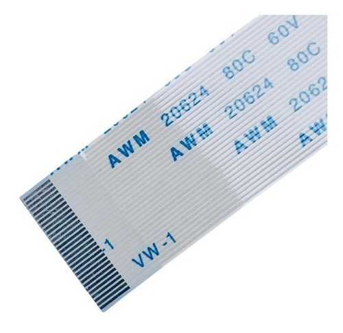 Cabo Flat 30 Vias 100cm  Compatível  Para Teclado Yamaha Tyros.