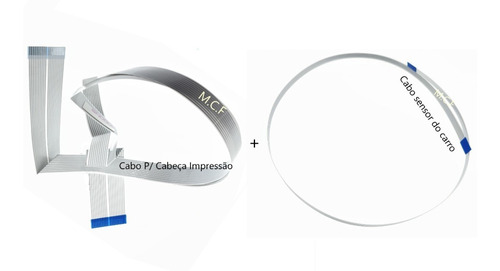 Kit Cabos Flat Da Cabeça E Sensor Compatível  Para Impressora Epson L3250